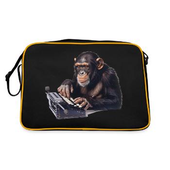 Le théorème du singe infini, une aventure de pensée - Sac Retro - noir/or - Dos