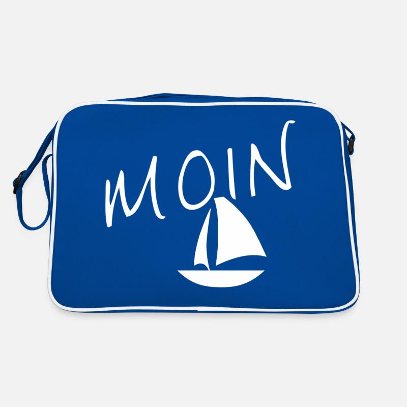 Moin with sailing ship Retro Bag
