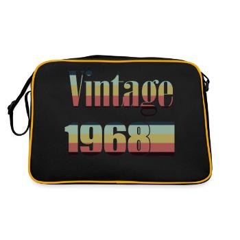 1968 Birthday 1968 Born In 1968 Birthday - Retro Bag - black/gold - Back