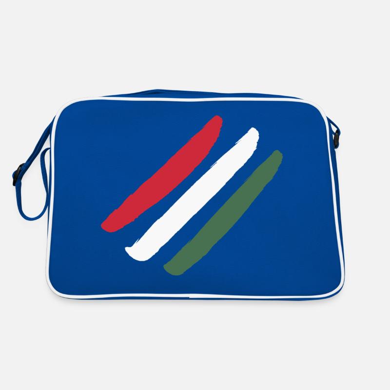 Ungarn Flagge Retro Tasche