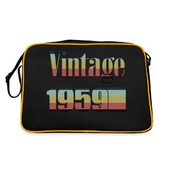1959 Birthday 1959 Born in 1959 Birthday - Retro Bag - black/gold - Back