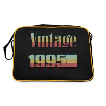 1995 Birthday 1995 Born in 1995 Birthday - Retro Bag - black/gold - Back