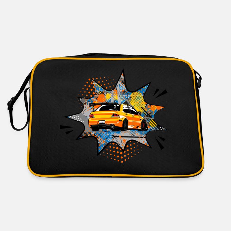 Mitsu Orange Bubble Retro Bag