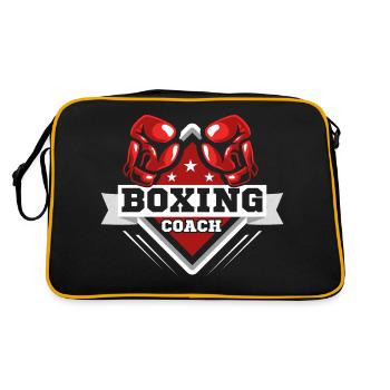 Boxing Coach Boxer Training - Retro Bag - black/gold - Back