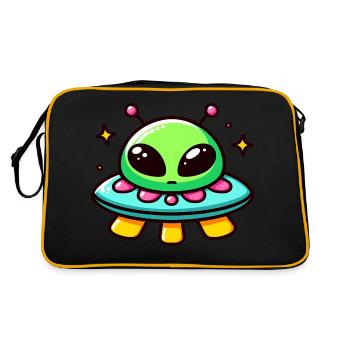 Rencontre extraterrestre - Sac Retro - noir/or - Dos