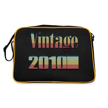2010 anniversaire 2010 né en 2010 anniversaire - Sac Retro - noir/or - Dos