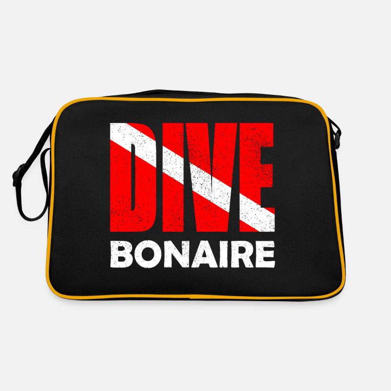 Plongée Bonaire, Plongeur Down Flag, Plongée sous-marine, Tauchen Sac Retro