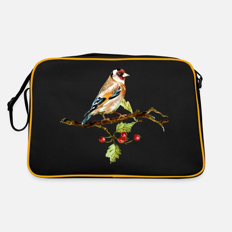 Bunter Vogel Retro Tasche