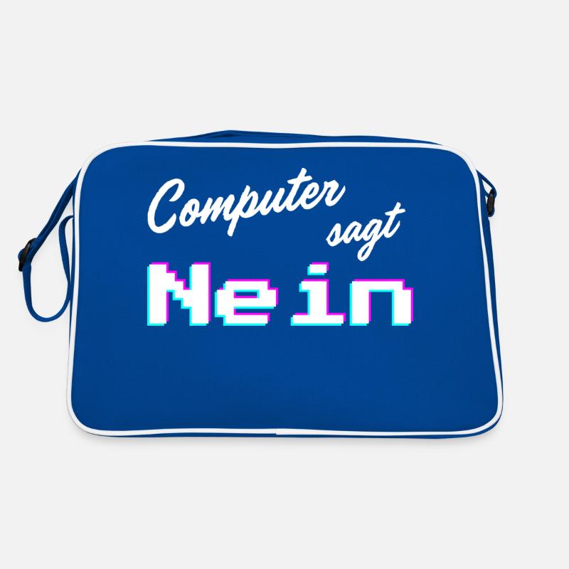Computer sagt nein | Computer says no Retro Tasche