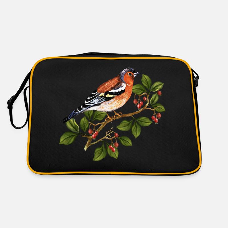 Bunter Vogel Retro Tasche