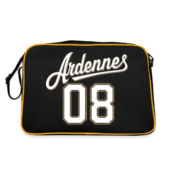 Ardennes 08 - Sac Retro - noir/or - Dos
