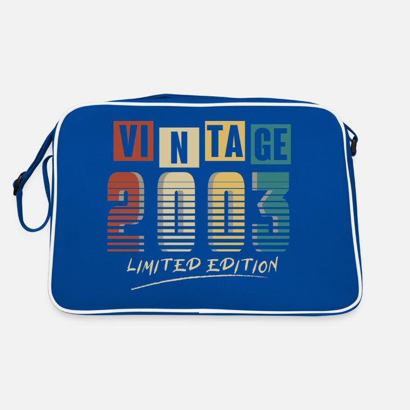 2003 Vintage 2003 né en 2003 anniversaire. Année 2 Sac Retro