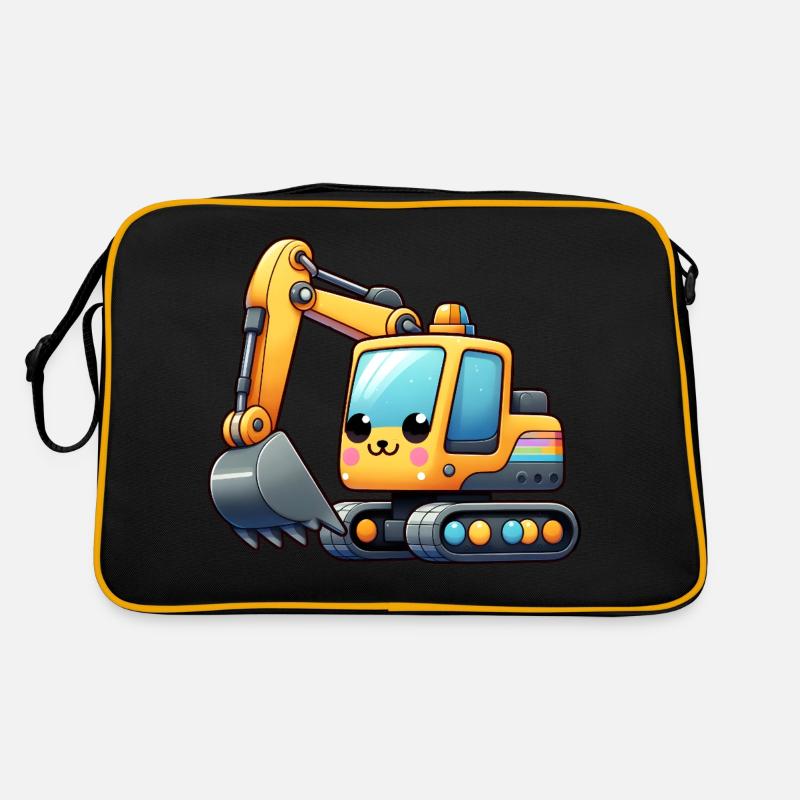 Excavator for children Retro Bag