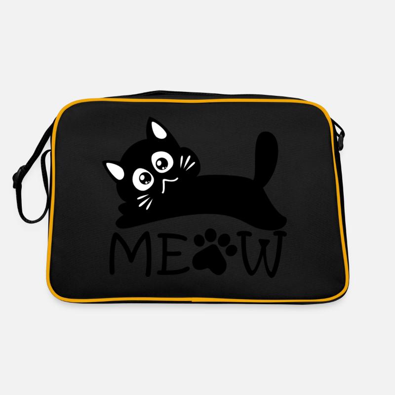 Dramatic Meow Retro Bag