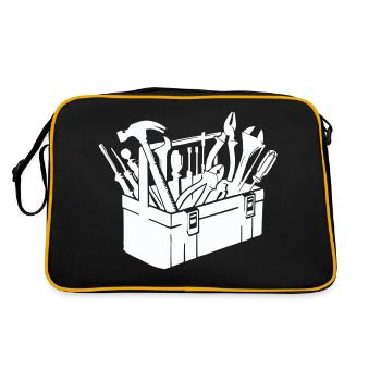 Boîte à outils - Sac Retro - noir/or - Dos