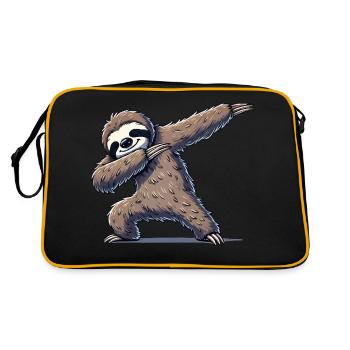 Dabbing paresseux - Sac Retro - noir/or - Dos