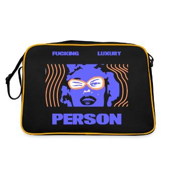 de personne de luxe - Sac Retro - noir/or - Dos