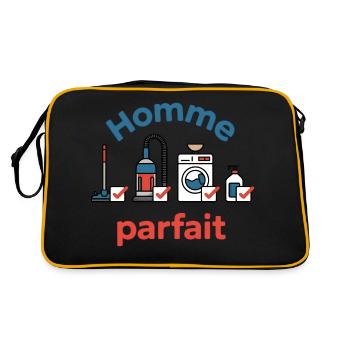 Perfect man - Retro Bag - black/gold - Back