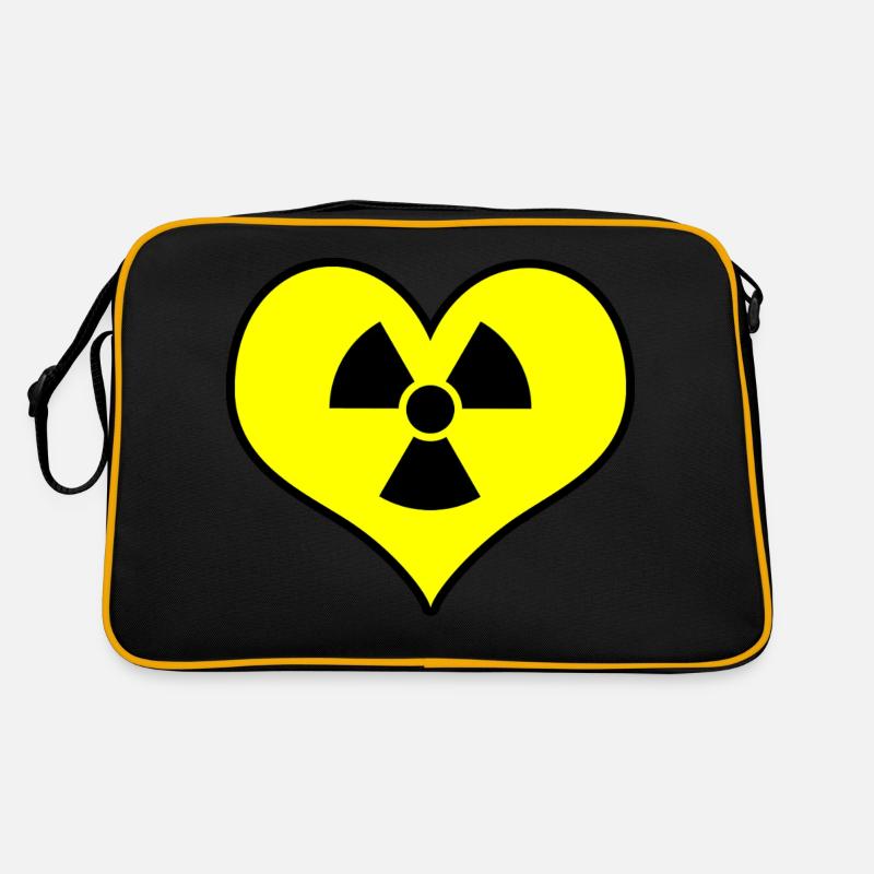 Liebe Strahlung Retro Tasche