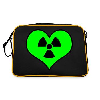 Love Radiation - Retro Bag - black/gold - Back