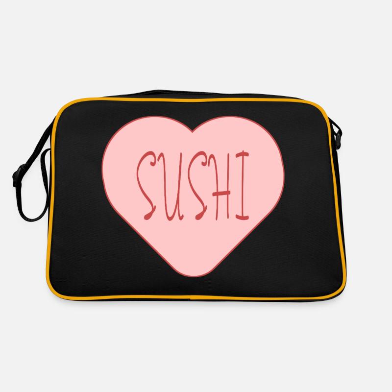 Sushi liebe Sushi Zeit Retro Tasche
