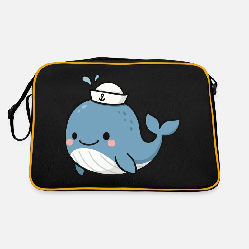 Bébé baleine Sac Retro