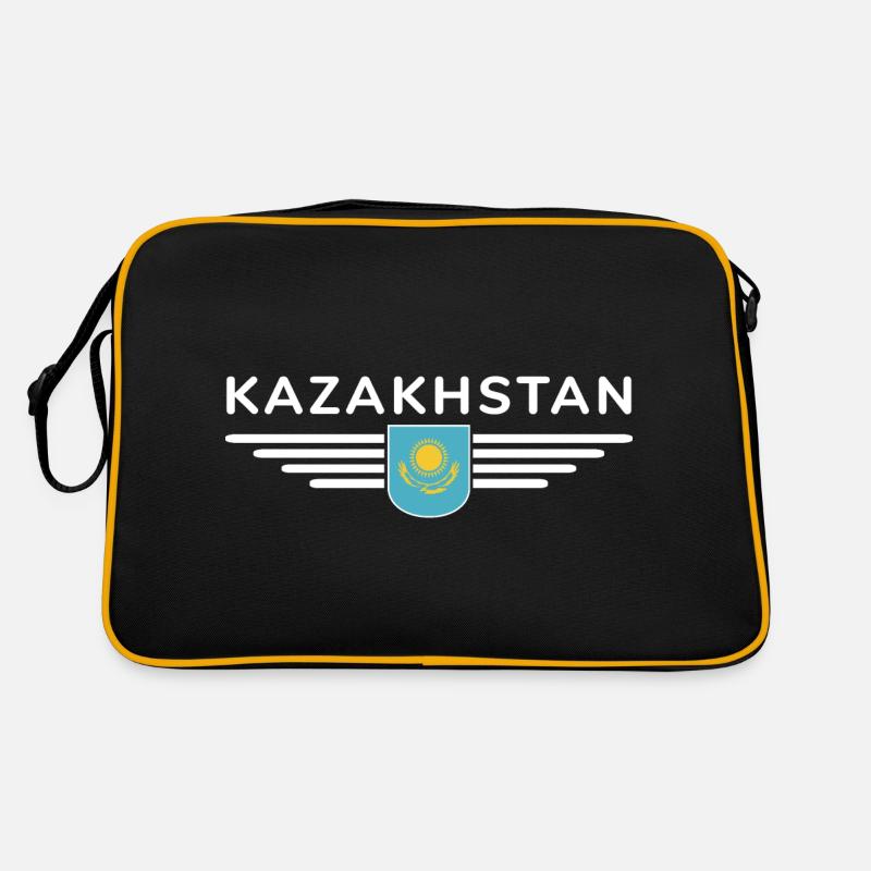 Kasachstan Design – Steppe und Tradition Retro Tasche