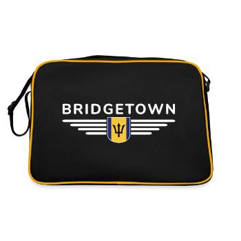 T-shirt Bridgetown : Ambiance des Caraïbes - Sac Retro - noir/or - Dos