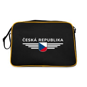 J’aime la République tchèque T-shirt Outfit Design - Sac Retro - noir/or - Dos
