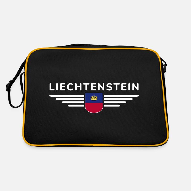 Conception de t-shirt Liechtenstein pour les fans Sac Retro