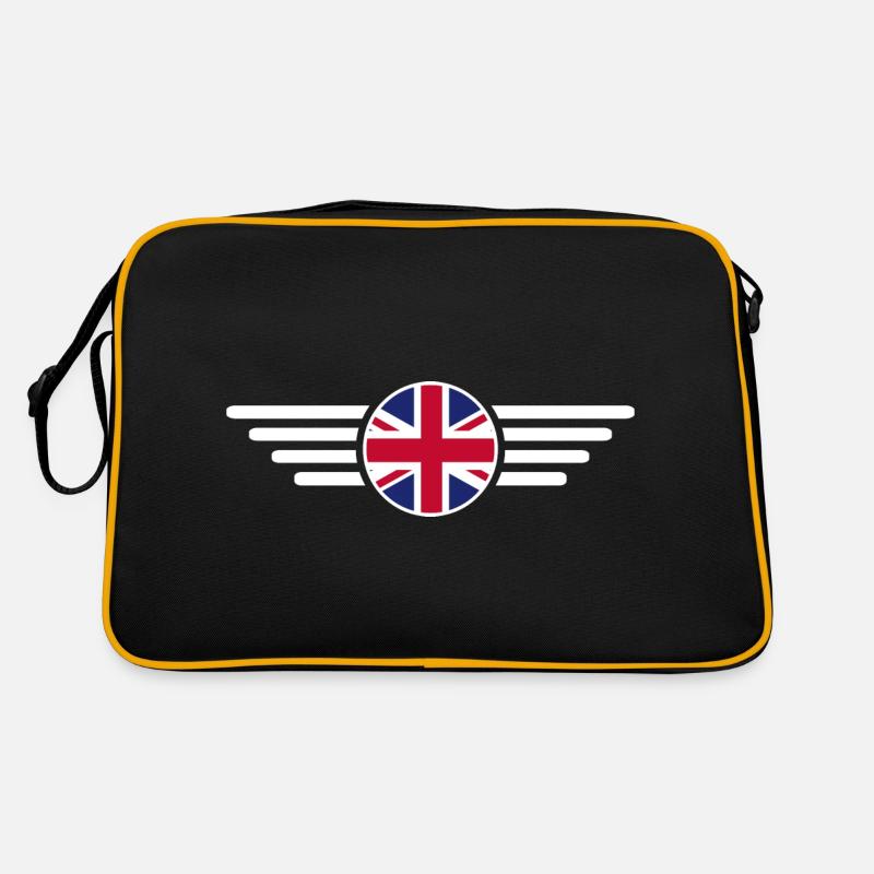 T-shirt de style Royaume-Uni Sac Retro