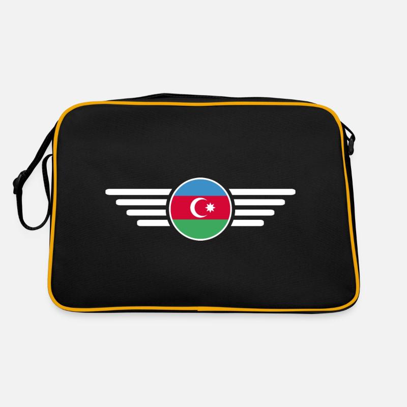 Aserbaidschan Stil Design T-Shirt Retro Tasche