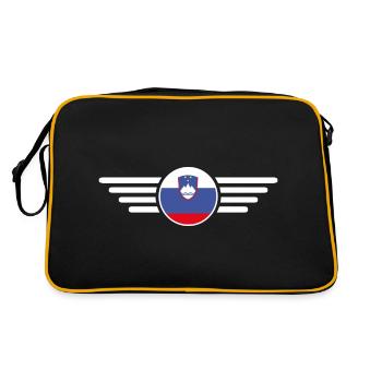 Slovénie Style Design T-shirt - Sac Retro - noir/or - Dos