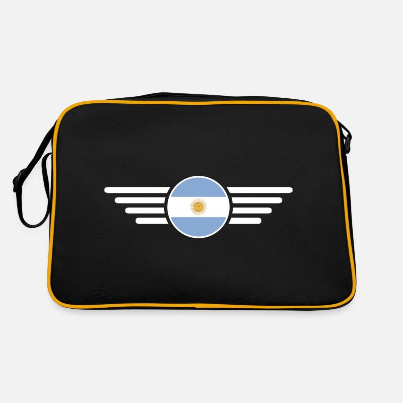 T-shirt design de style argentine Sac Retro