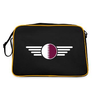 Qatar Style Design T-Shirt - Sac Retro - noir/or - Dos