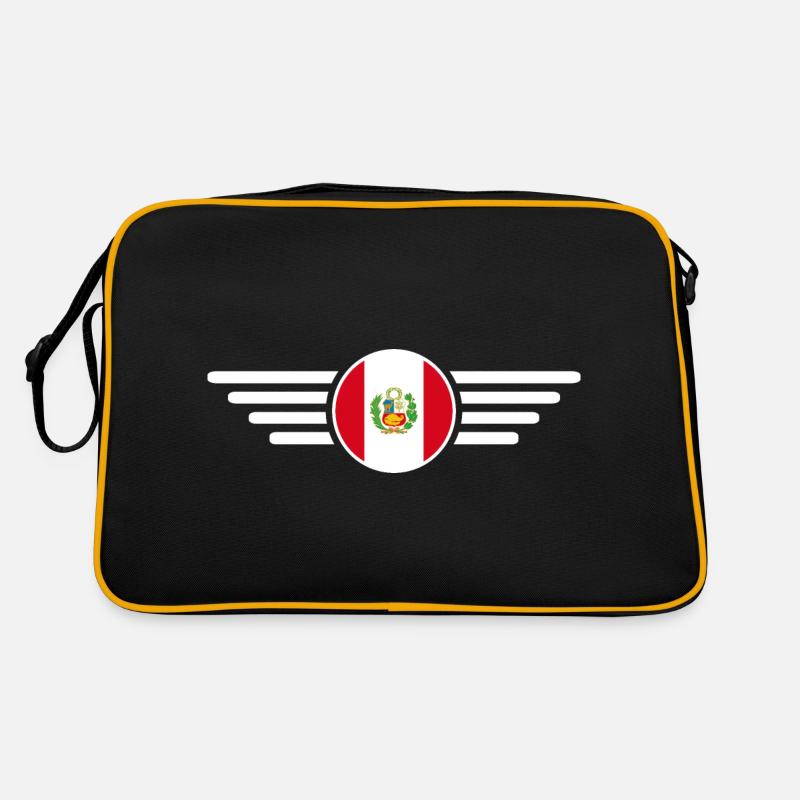 Peru Peruanisches Stil Design T-Shirt Retro Tasche