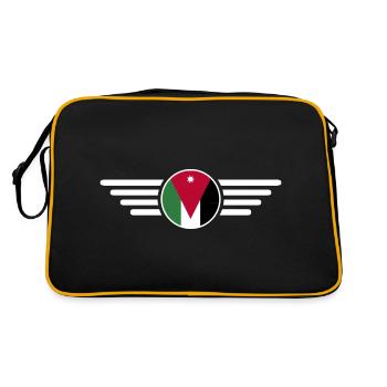 J’aime Jordan, T-shirt Style Design - Sac Retro - noir/or - Dos