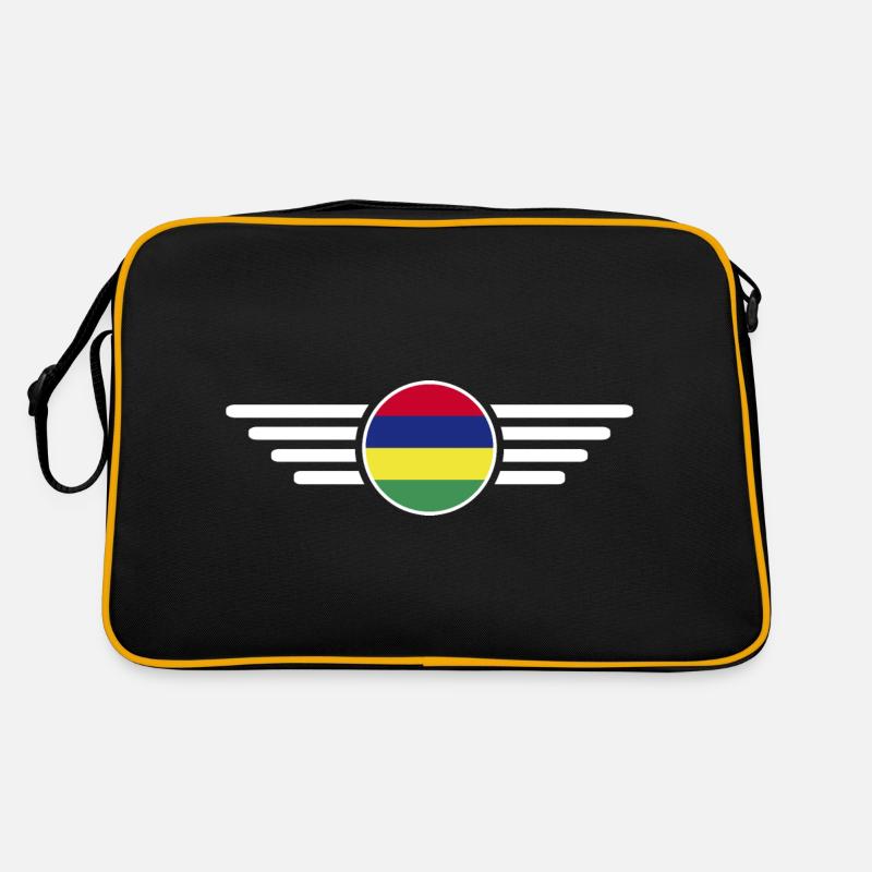 I Love Mauritius, T-Shirt Design Style Élégance Sac Retro