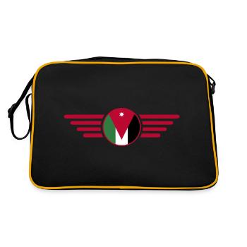J’aime Jordan, T-shirt Style Design - Sac Retro - noir/or - Dos