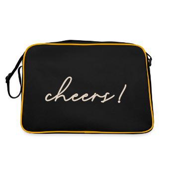 CHEERS - Retro Bag - black/gold - Back