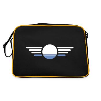 I Love Altai Republic, Elegance Style Design T-Sh - Retro Bag - black/gold - Back
