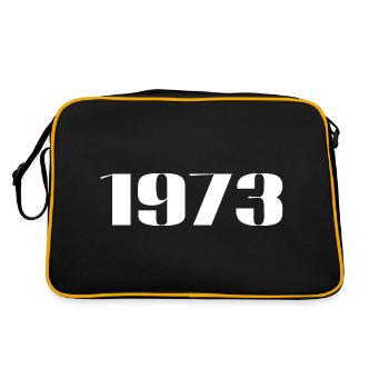 1973 - Gift born in 1973 - Retro Bag - black/gold - Back
