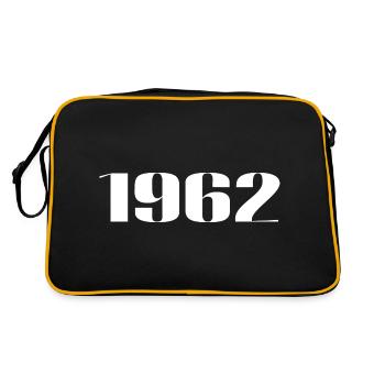 1962 - Cadeau né en 1962 - Sac Retro - noir/or - Dos