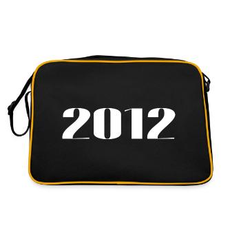2012 - Gift born in 2012 - Retro Bag - black/gold - Back