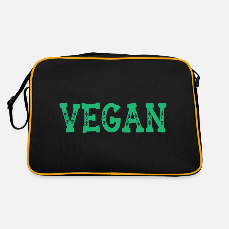 Végétalien Sac Retro