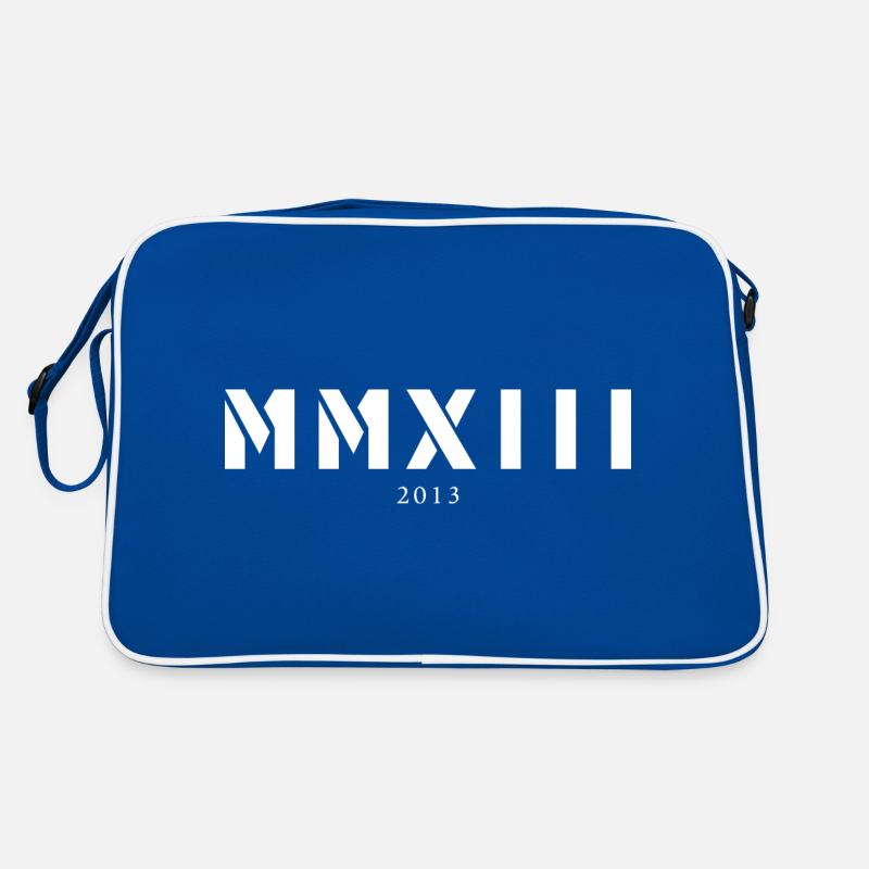 Chiffre romain année de naissance Fabriqué en 2013 Sac Retro