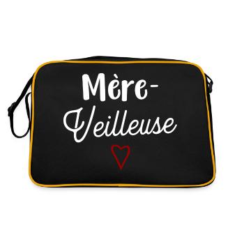 Mère-veilleuse cadeau - Sac Retro - noir/or - Dos