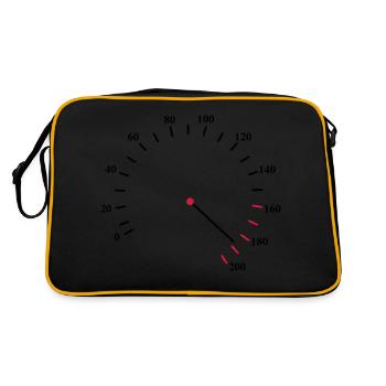 Speedo rapide - Sac Retro - noir/or - Dos