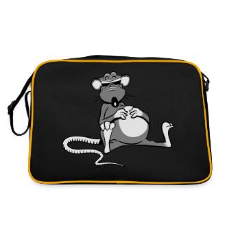 Rat tired tired sunglasses - Retro Bag - black/gold - Back