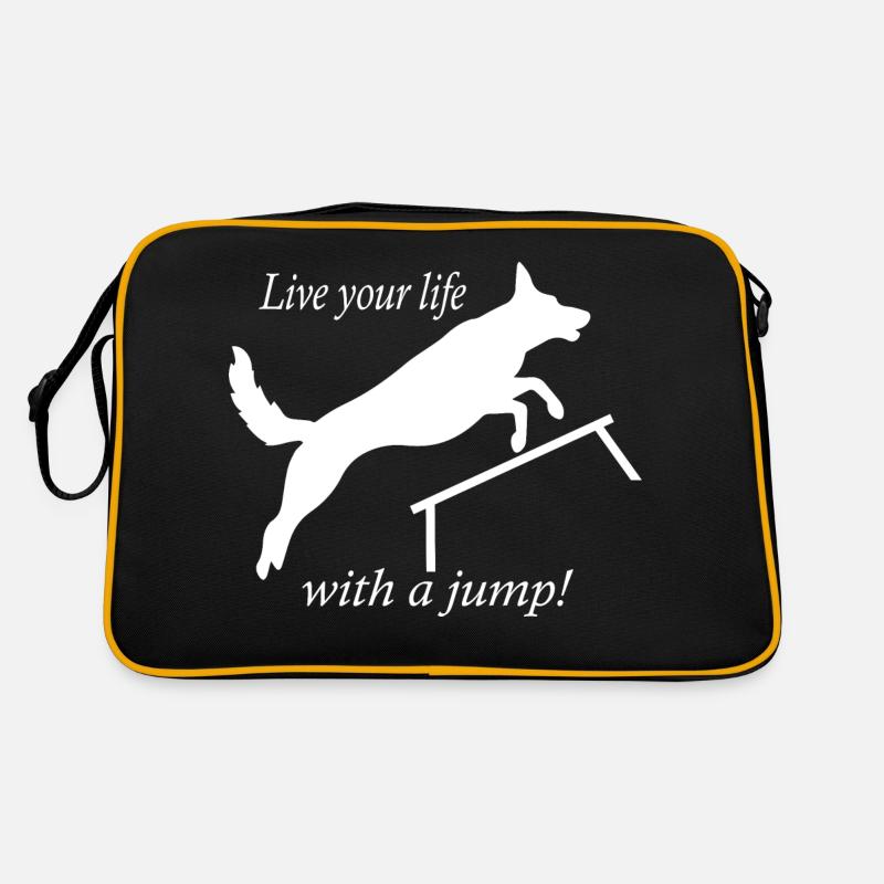Hund Dog Agility - Retro Bag - black/gold
